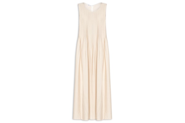 Vestido Leve Texturizado - Bege