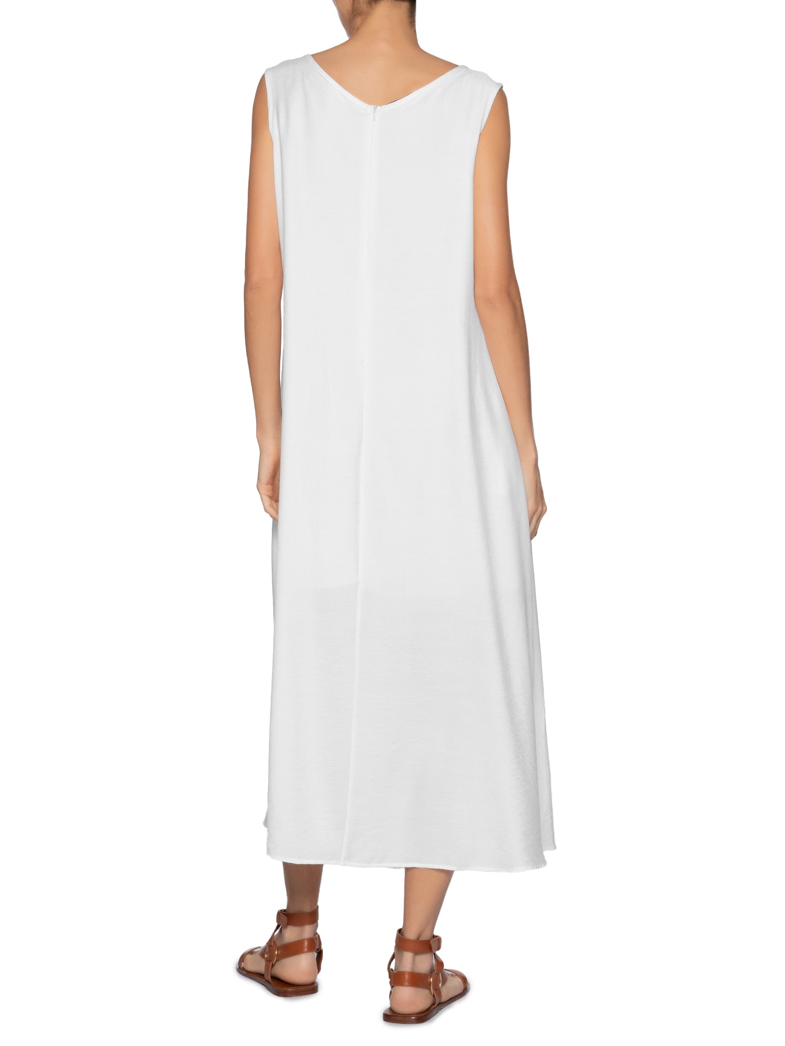 Vestido Leve Texturizado Branco Basiq
