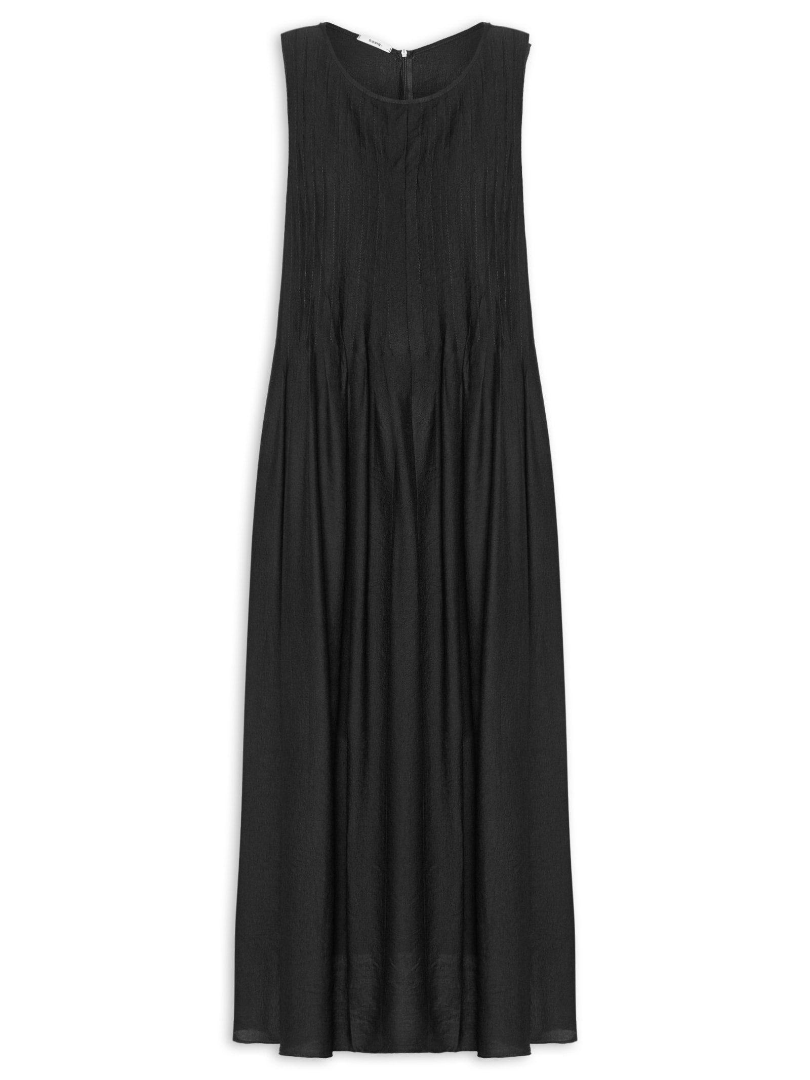 Vestido Leve Texturizado Preto Basiq