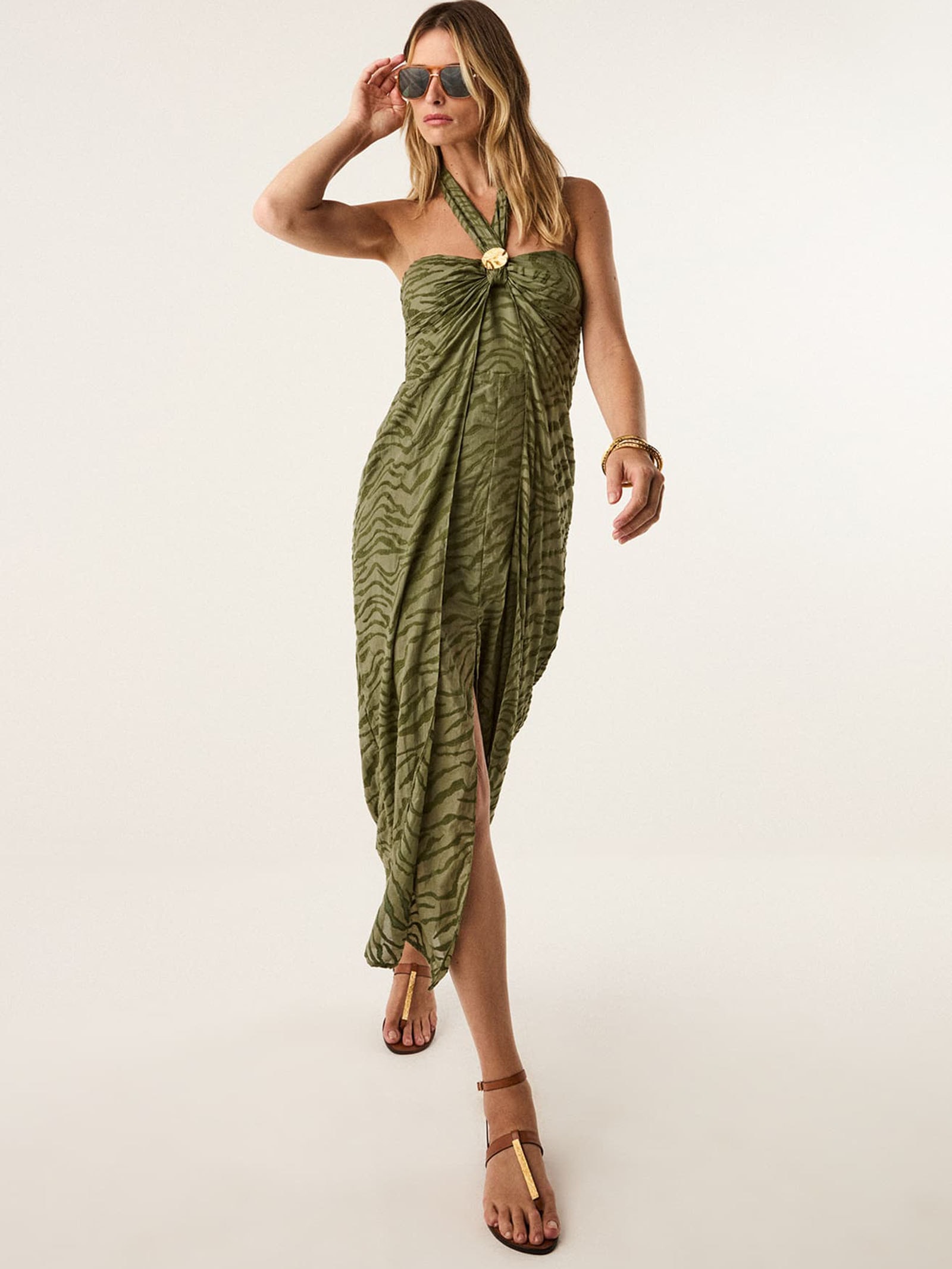 Vestido Lg Marilyn Det Verde Vix