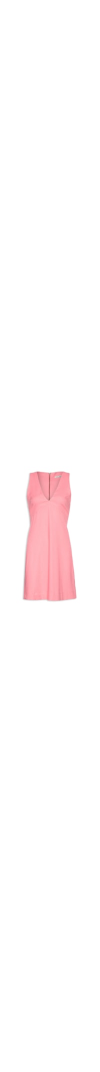 Vestido Linho Curto Strawberry - Rosa