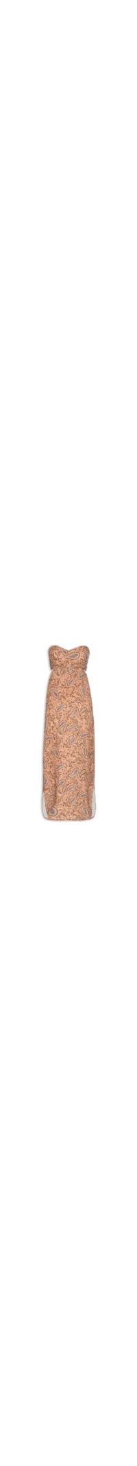 Vestido Linho Estampa Hippie Ginger - Rosa