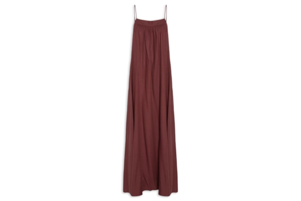 Vestido Linho - Marrom