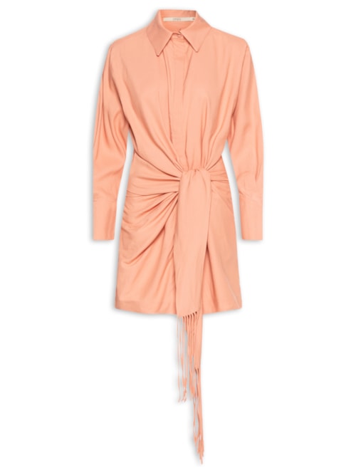 Vestido Linho – Rosa