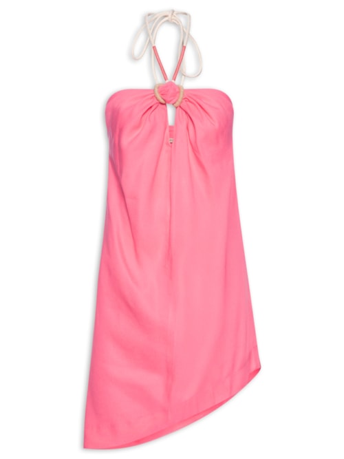 Vestido Linho – Rosa