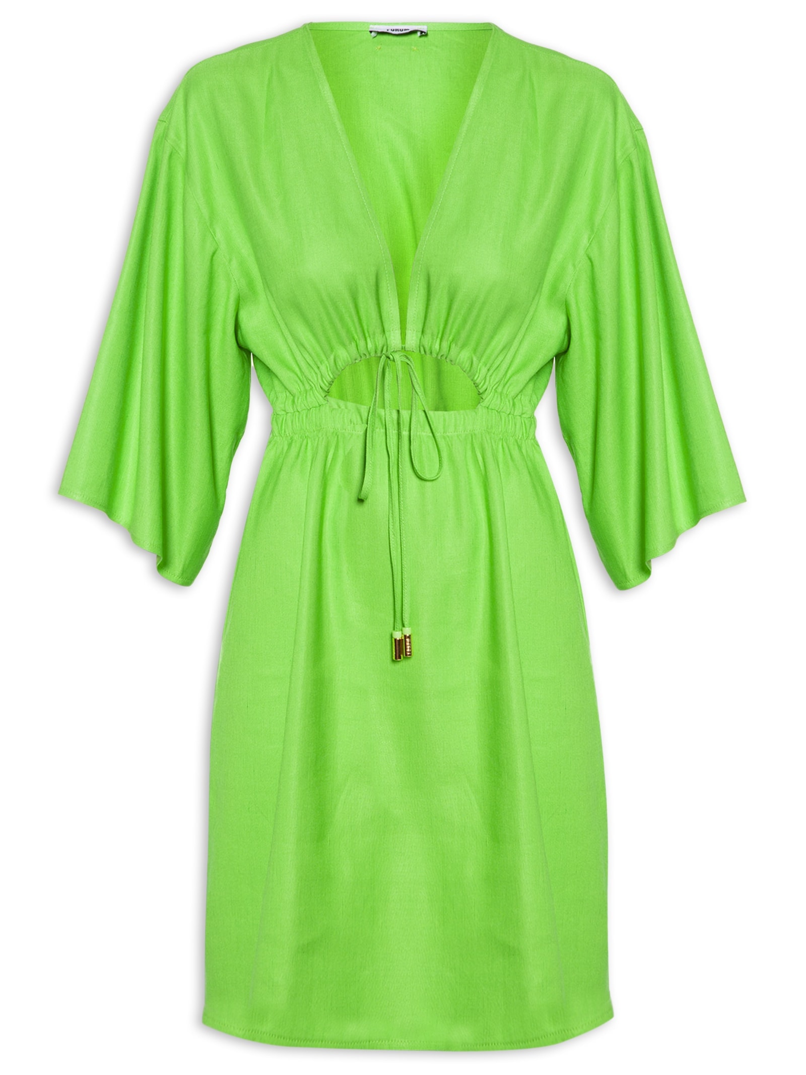 Vestido Linho Verde Forum