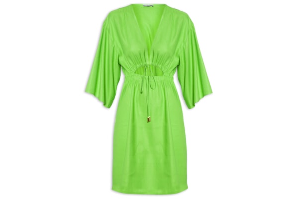 Vestido Linho - Verde