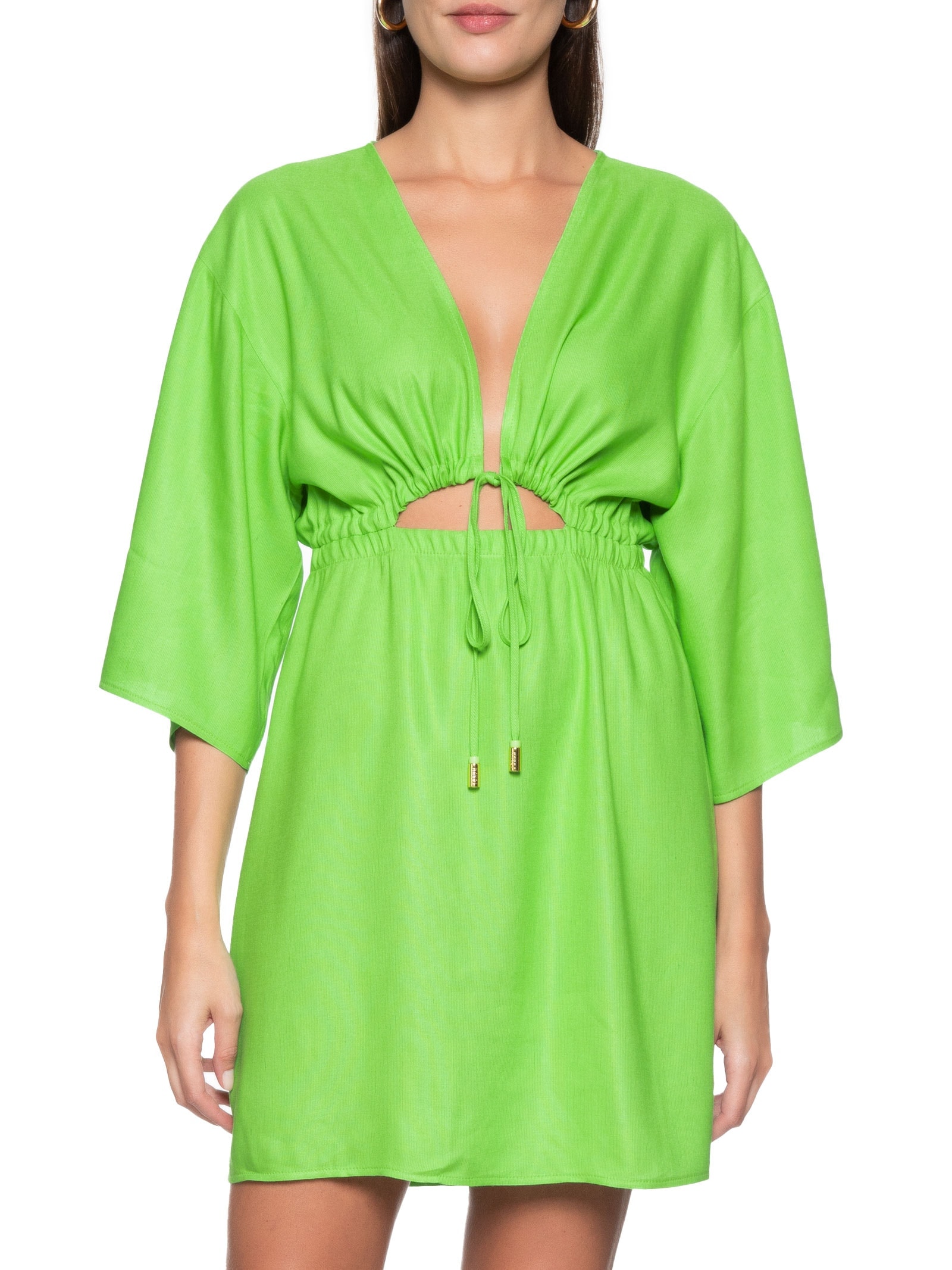 Vestido Linho Verde Forum