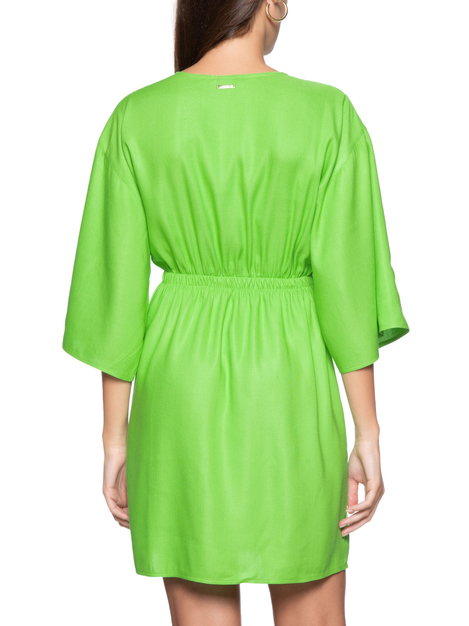 Vestido Linho Verde Forum