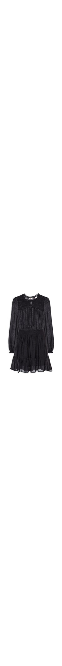 Vestido Liora Ls Mini Dress - Preto