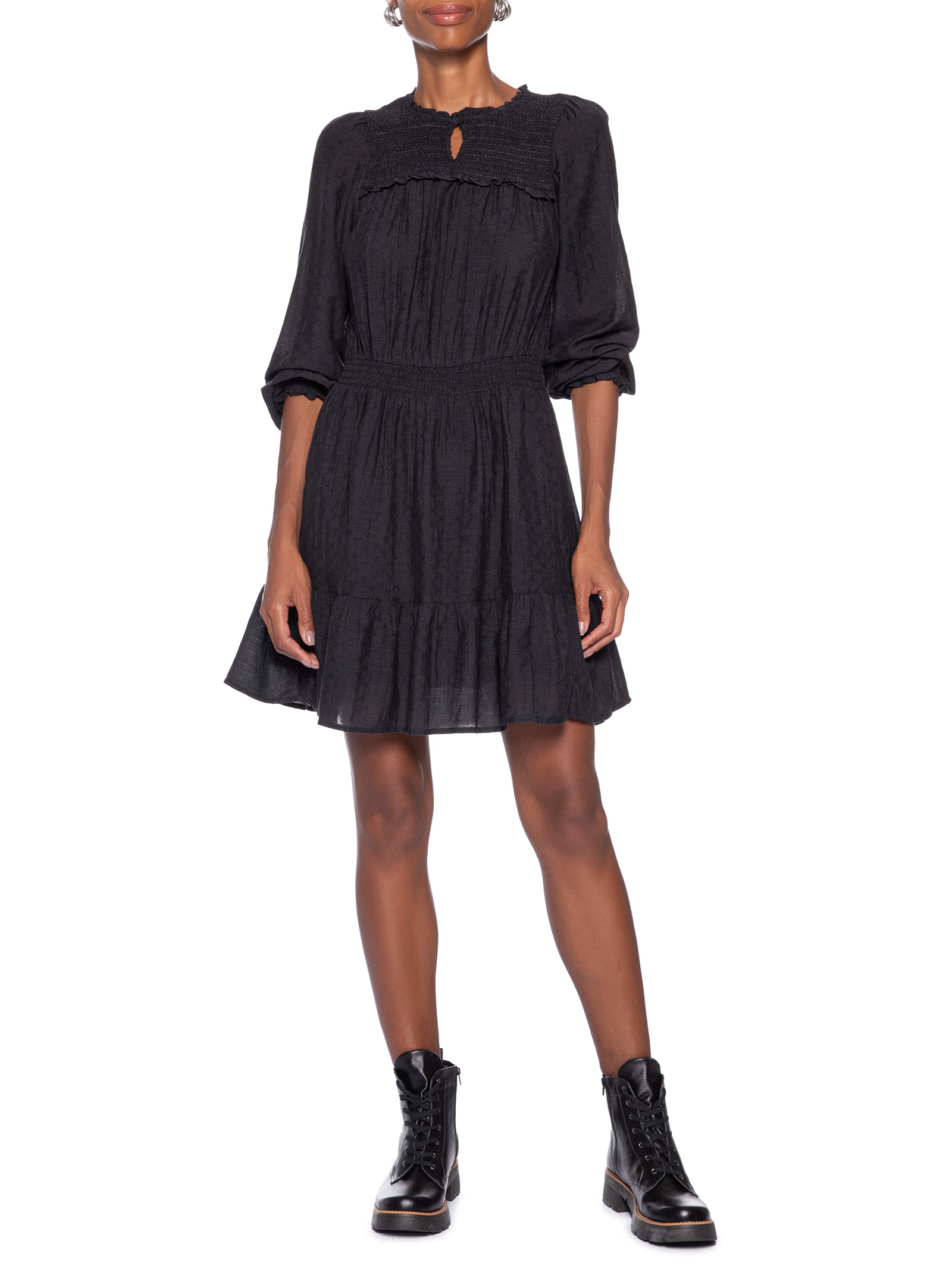 Vestido Liora Ls Mini Dress Preto Levi's