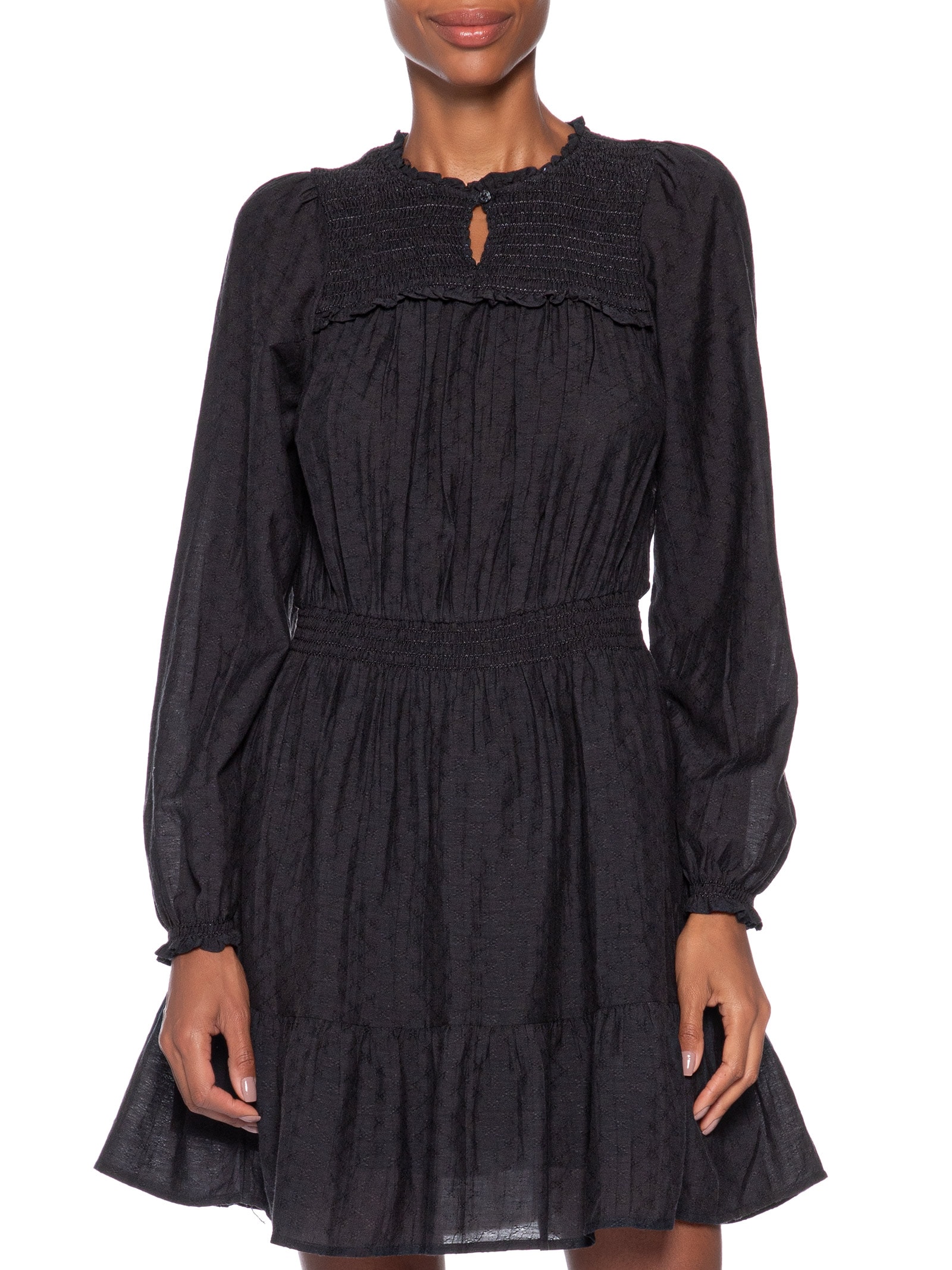 Vestido Liora Ls Mini Dress Preto Levi's