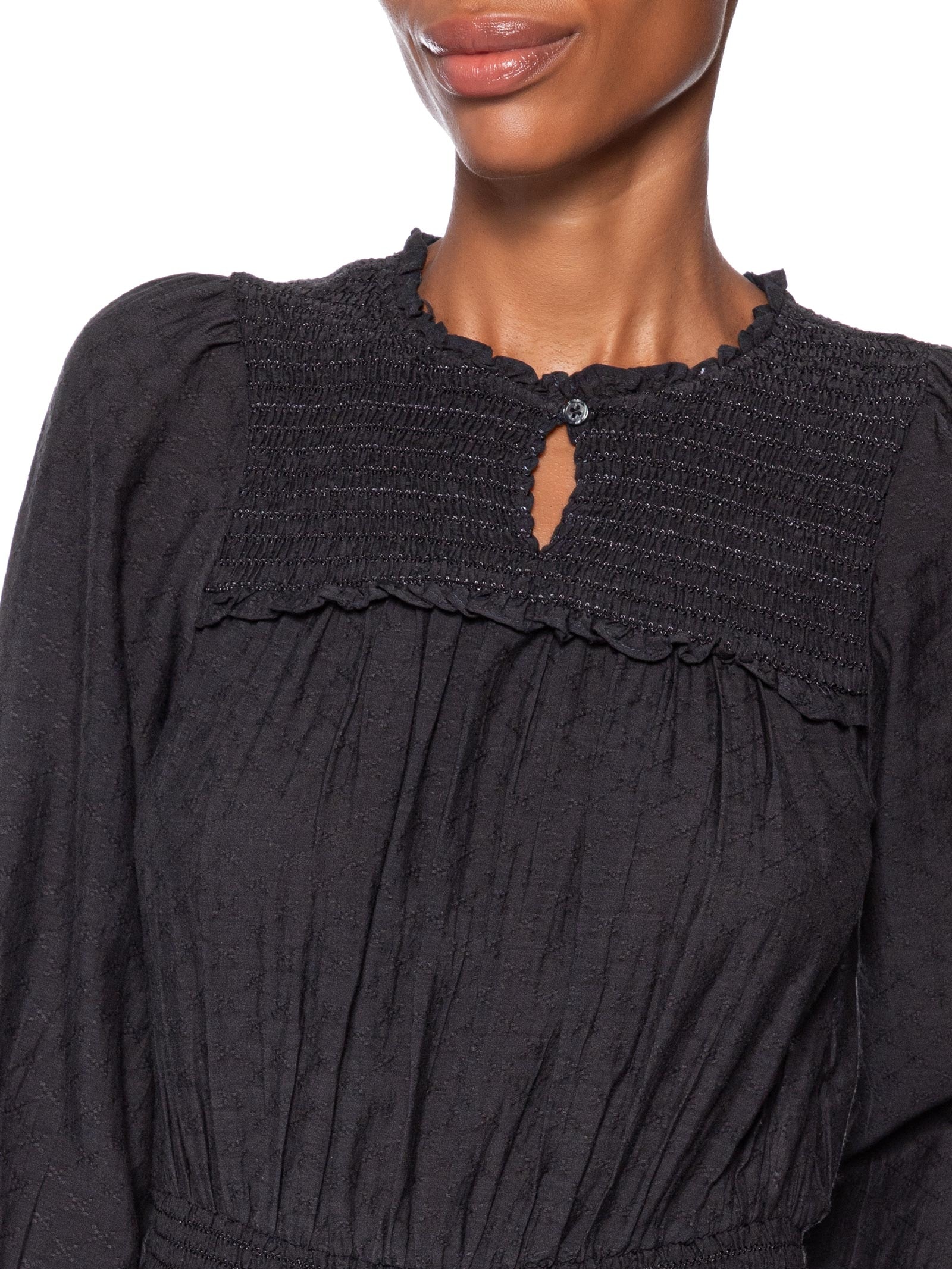 Vestido Liora Ls Mini Dress Preto Levi's