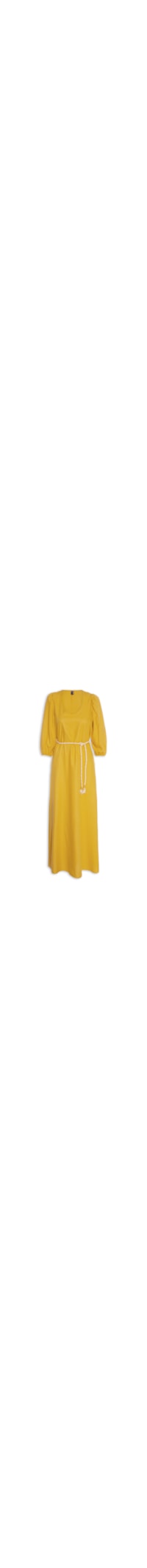 Vestido Liso - Amarelo