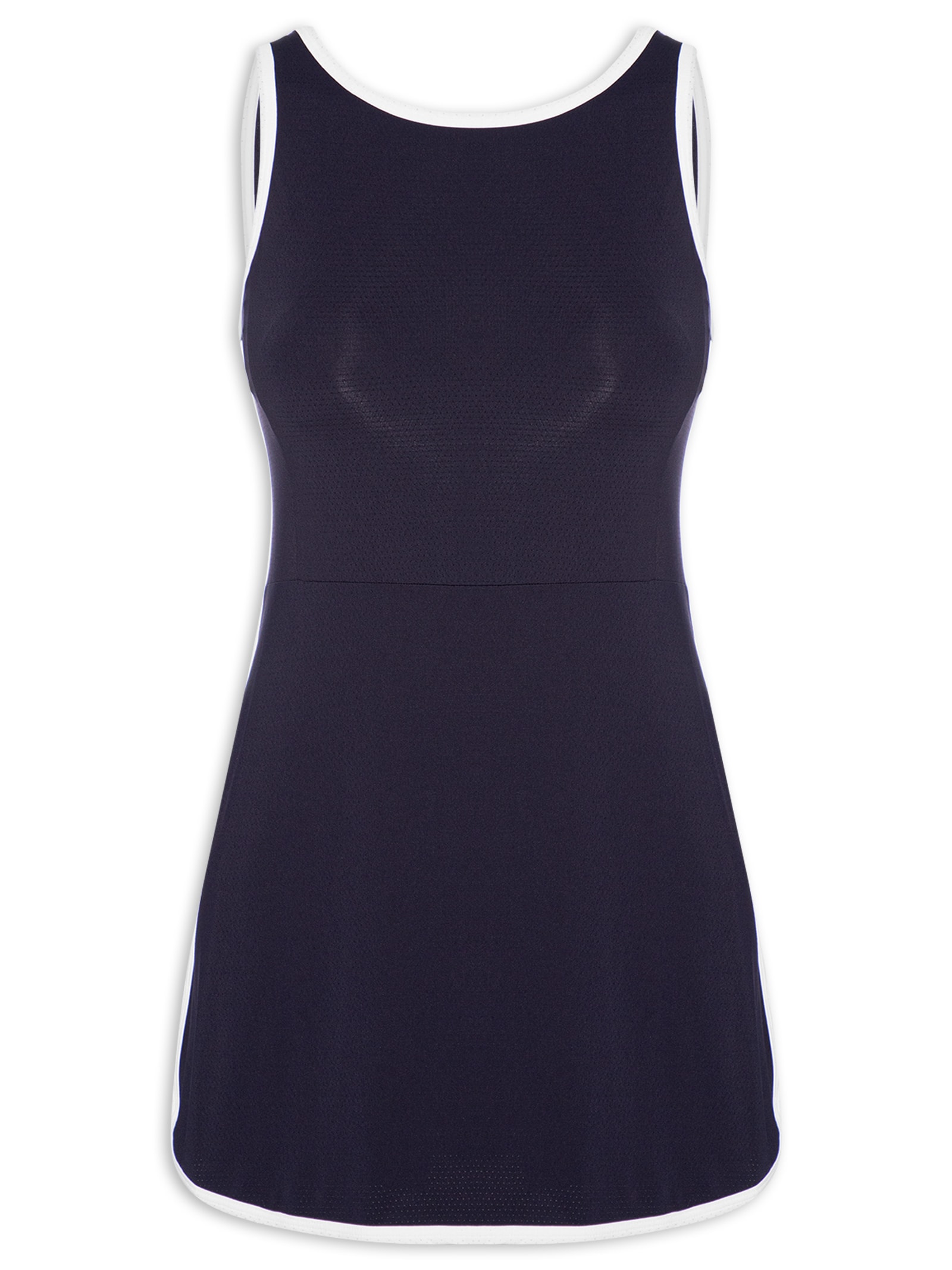 Vestido Liso Azul Body For Sure
