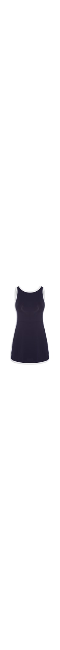 Vestido Liso - Azul
