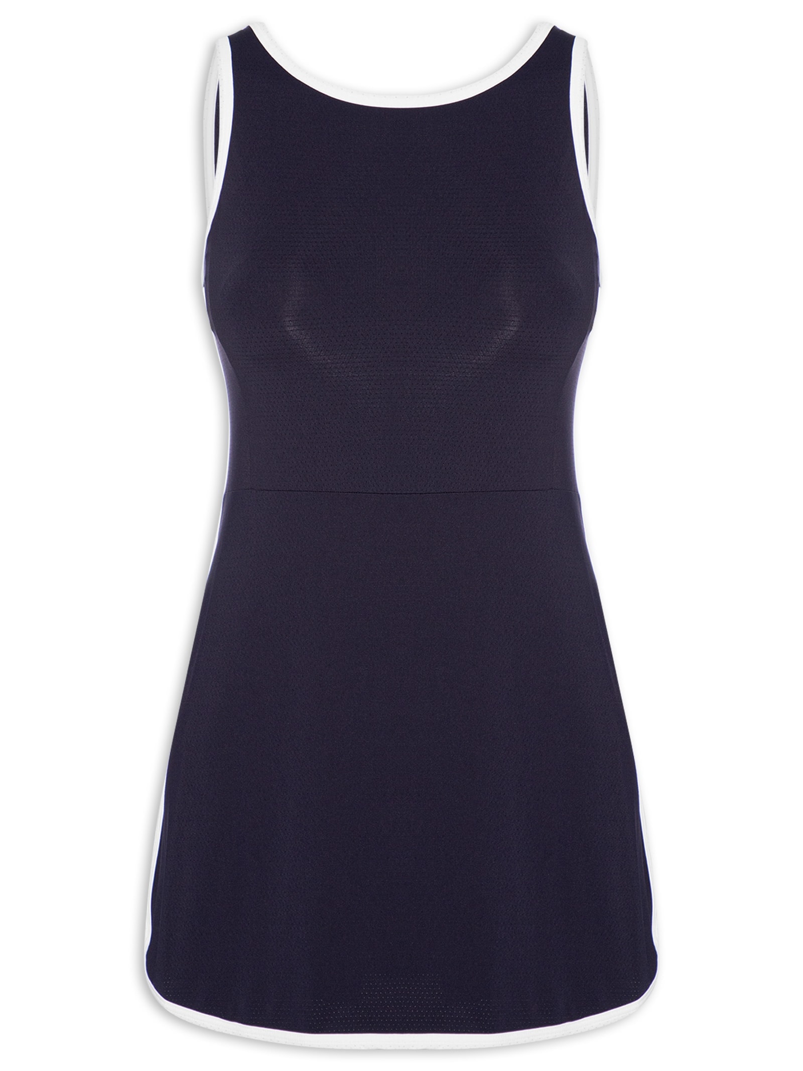 Vestido Liso Azul Body For Sure