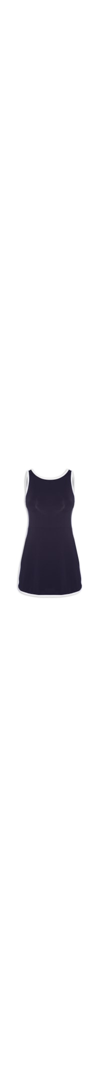 Vestido Liso - Azul