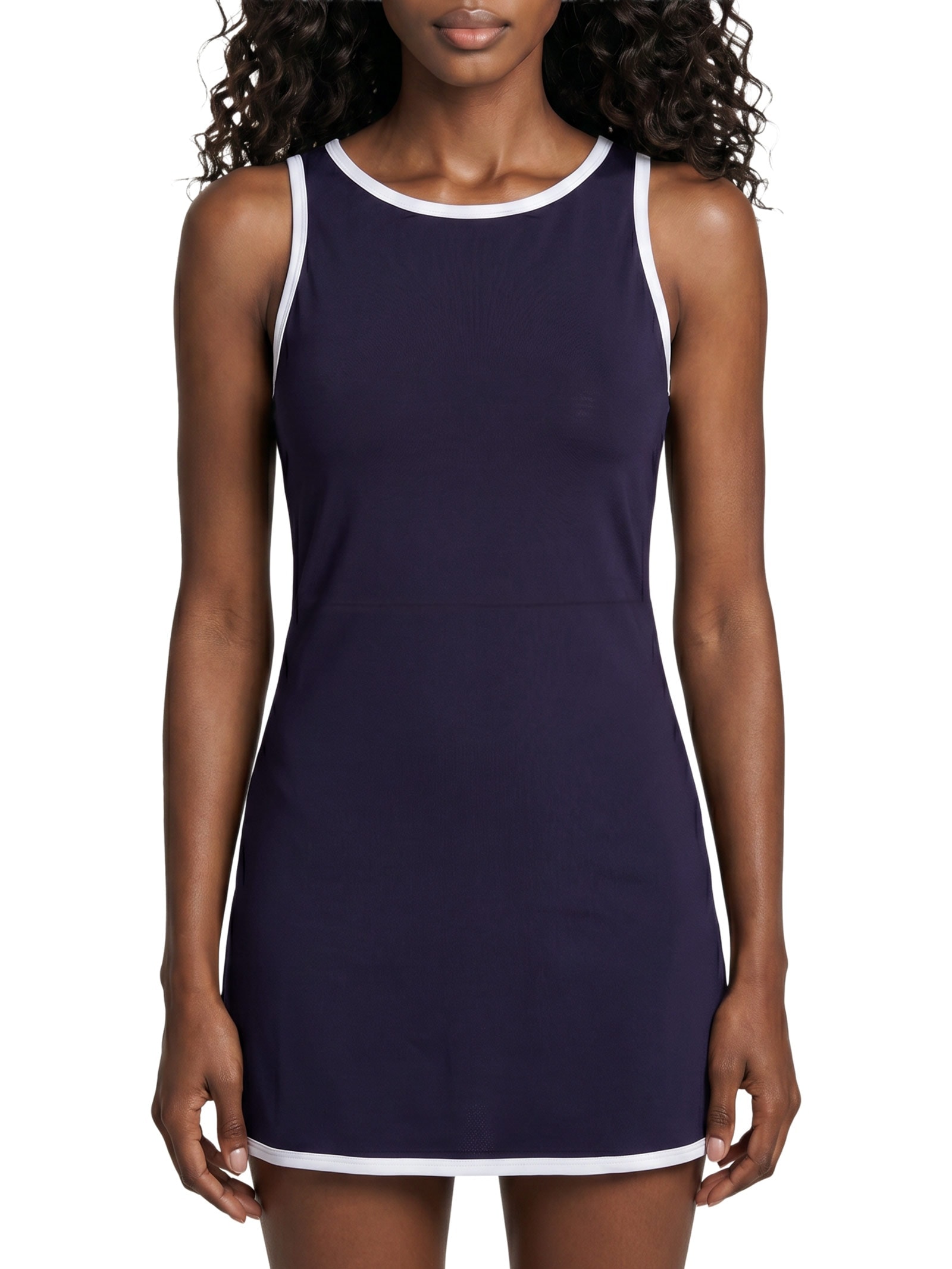 Vestido Liso Azul Body For Sure