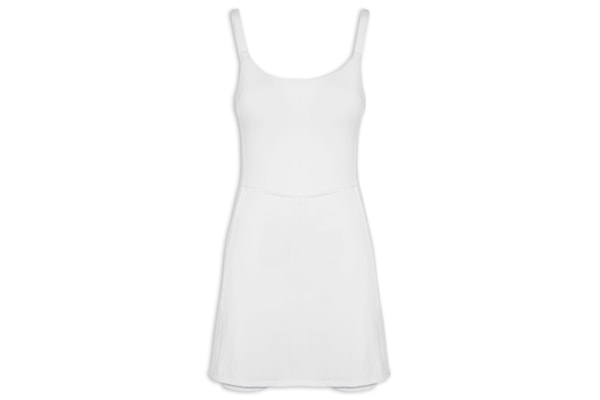 Vestido Liso - Branco