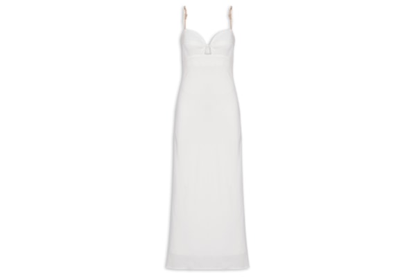 Vestido Liso - Branco
