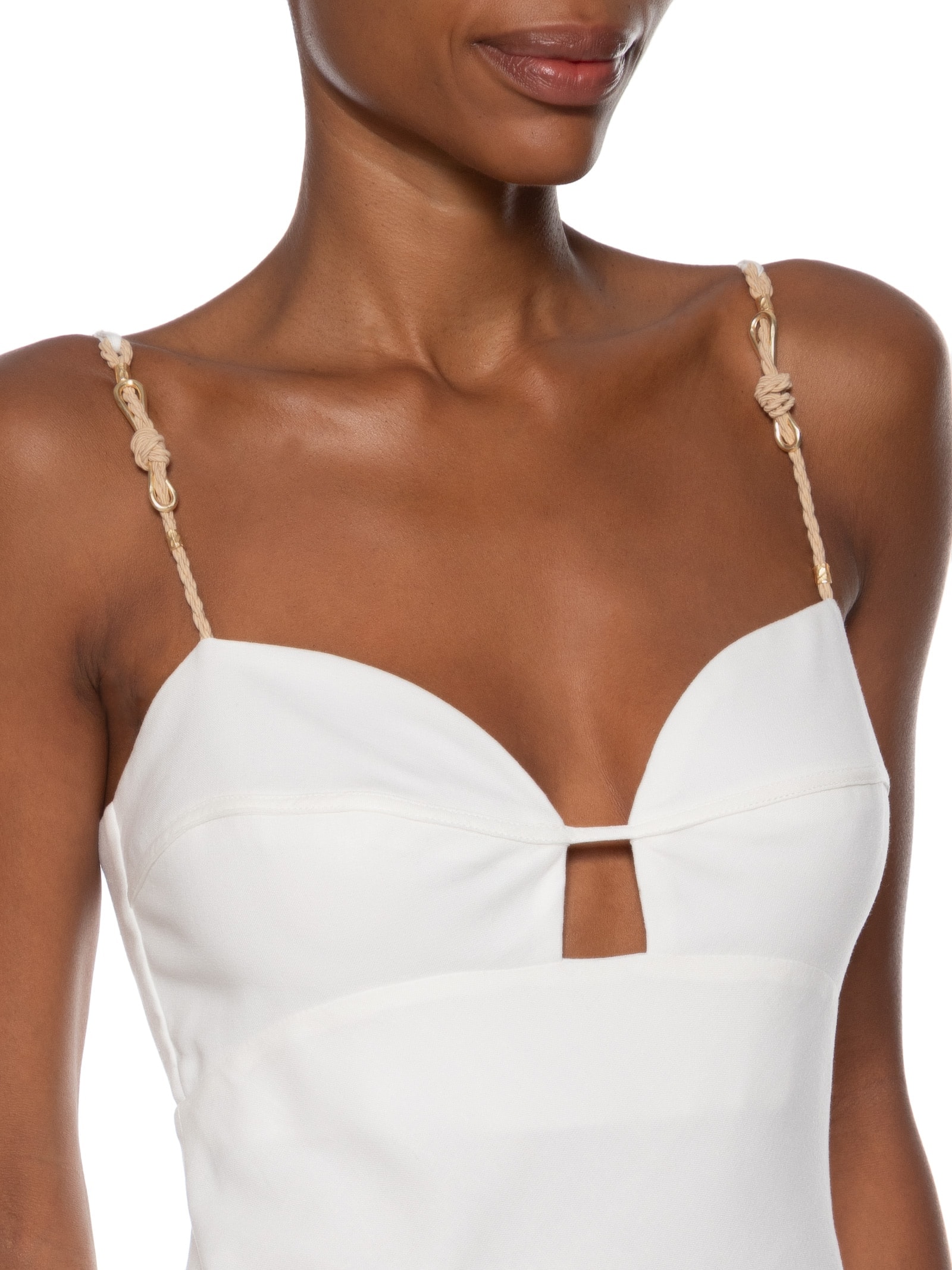 Vestido Liso Branco Cia Marítima