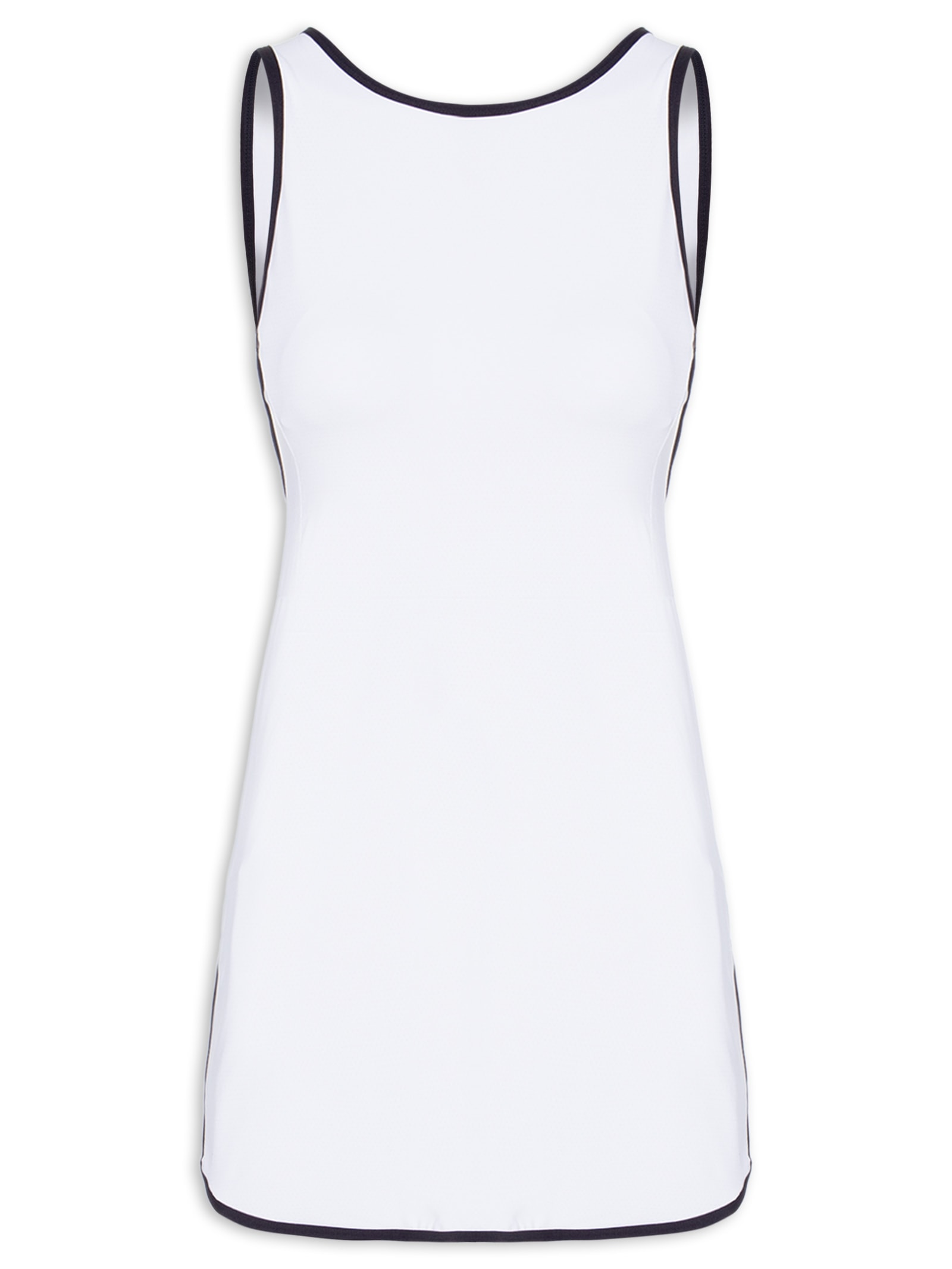 Vestido Liso Branco Body For Sure