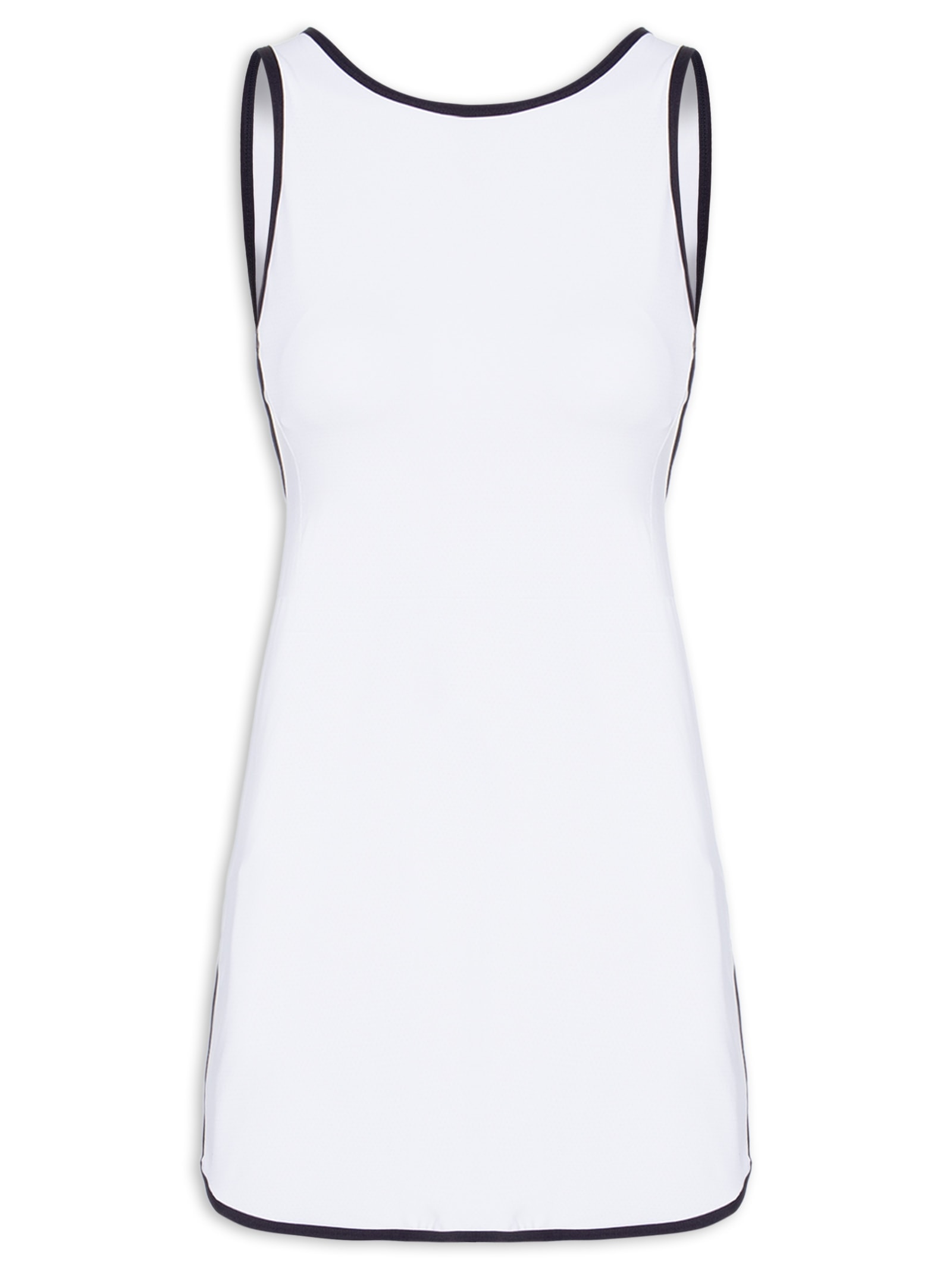 Vestido Liso Branco Body For Sure
