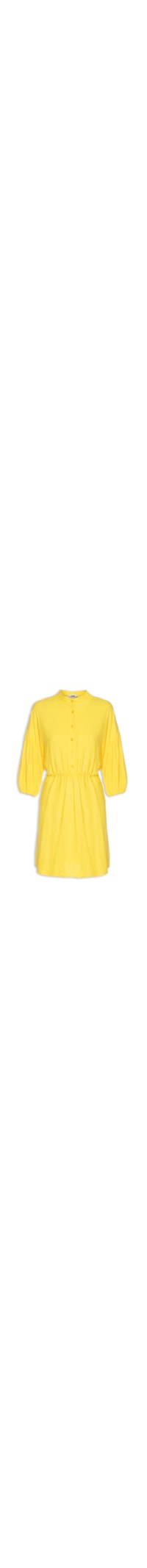 Vestido Liso Curto - Amarelo