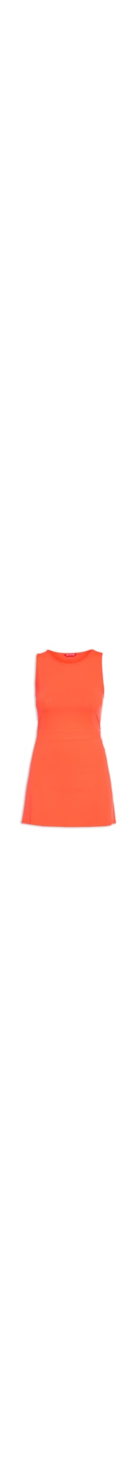 Vestido Liso - Laranja