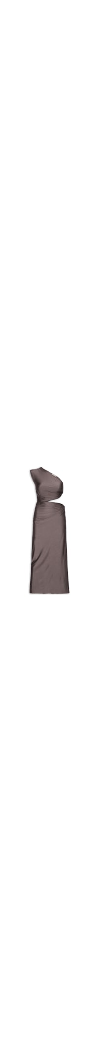 Vestido Liso - Marrom