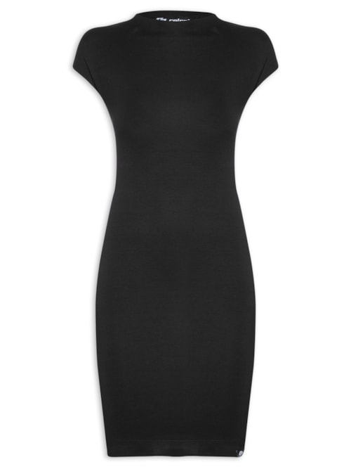 Vestido Liso – Preto