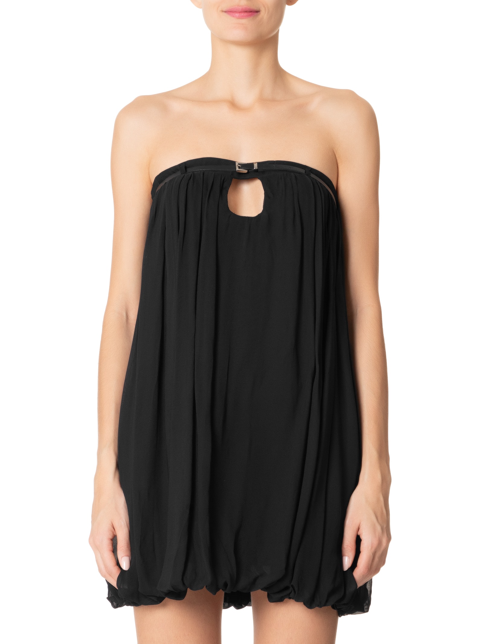 Vestido Liso - Preto - OQVestir