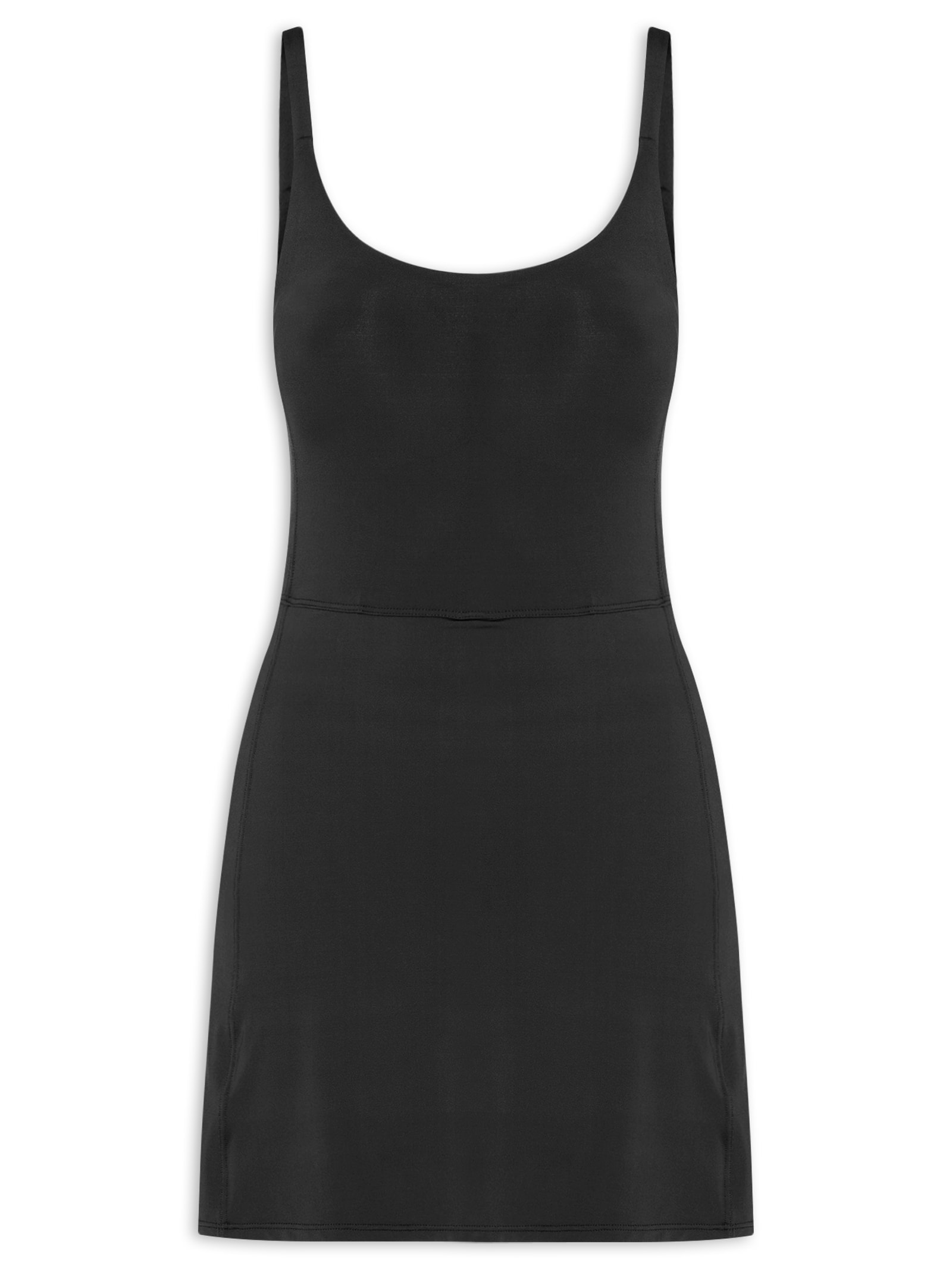 Vestido Liso Preto Body For Sure