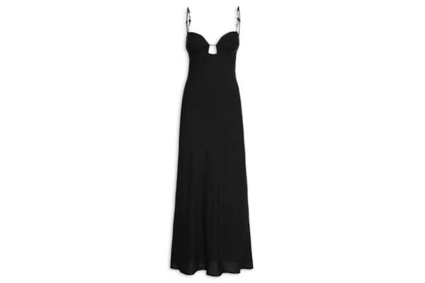 Vestido Liso - Preto 
