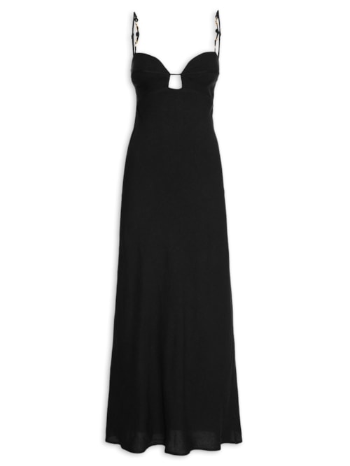Vestido Liso – Preto