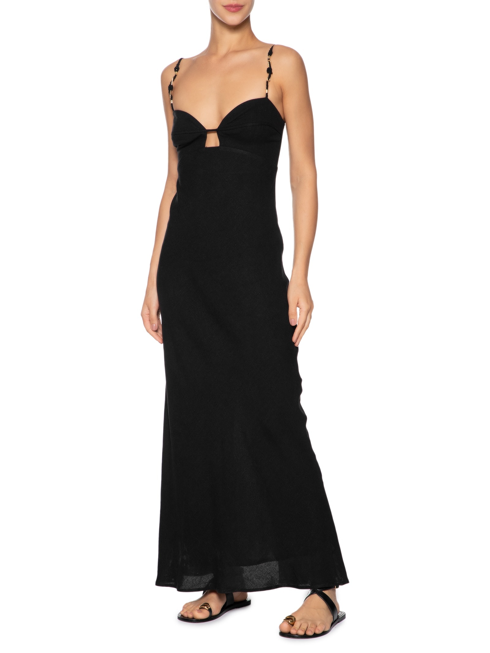 Vestido Liso Preto  Cia Marítima