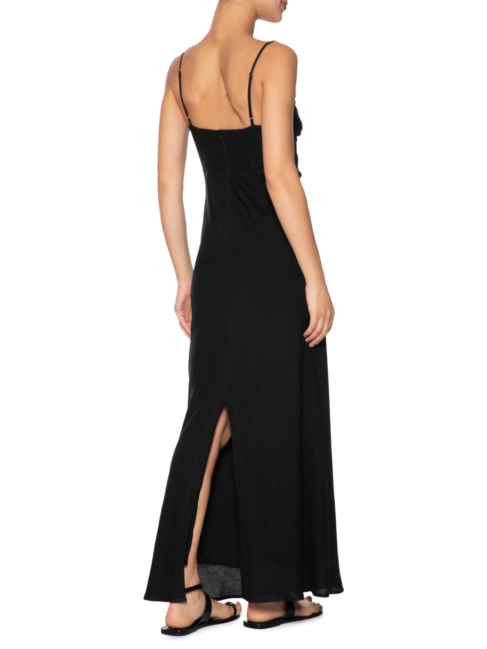 Vestido Liso Preto  Cia Marítima