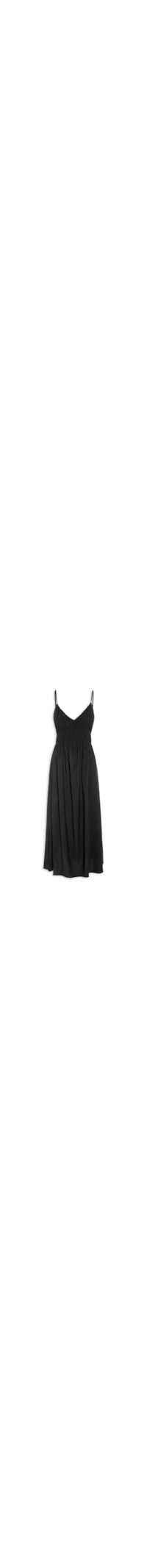 Vestido Liso - Preto