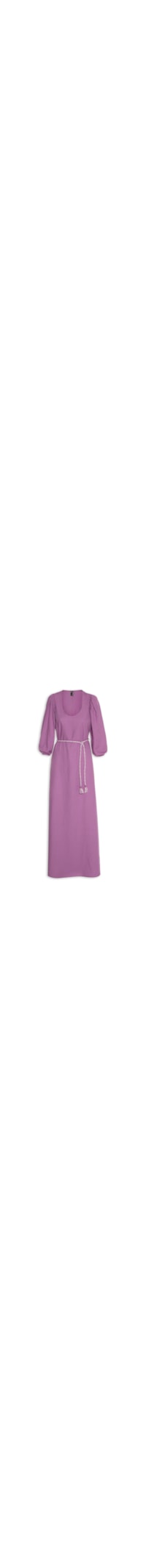 Vestido Liso - Roxo