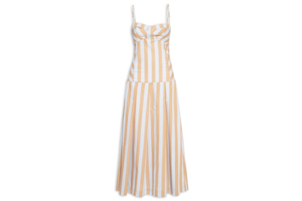 Vestido Listra Bicolor - Azul