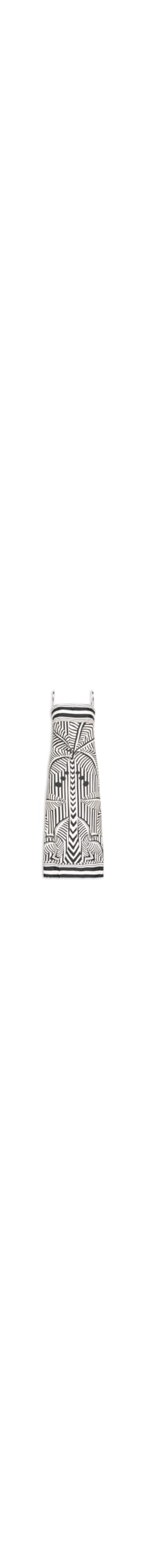 Vestido Listra Tropical - Preto