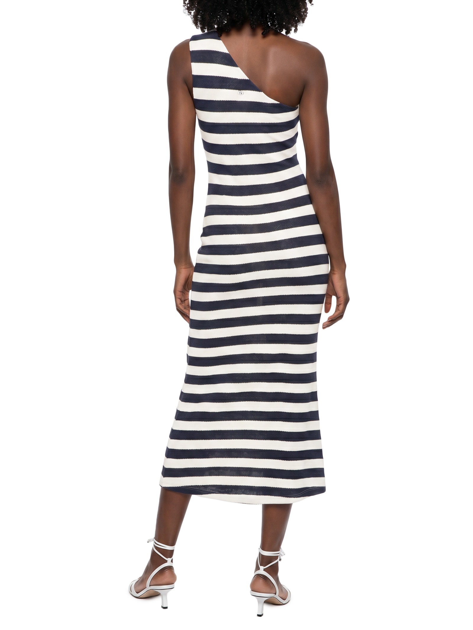 Vestido Listrado – Azul Colcci