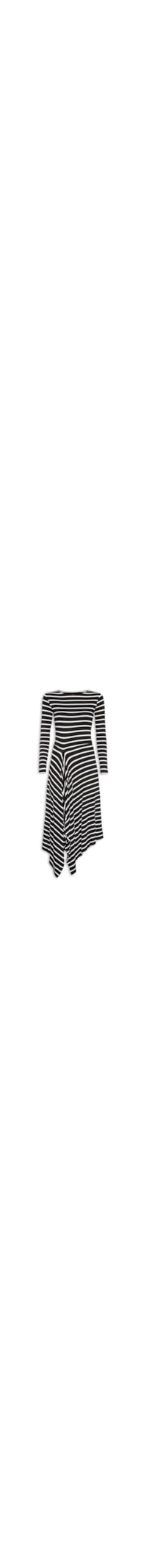 Vestido Listras - Preto