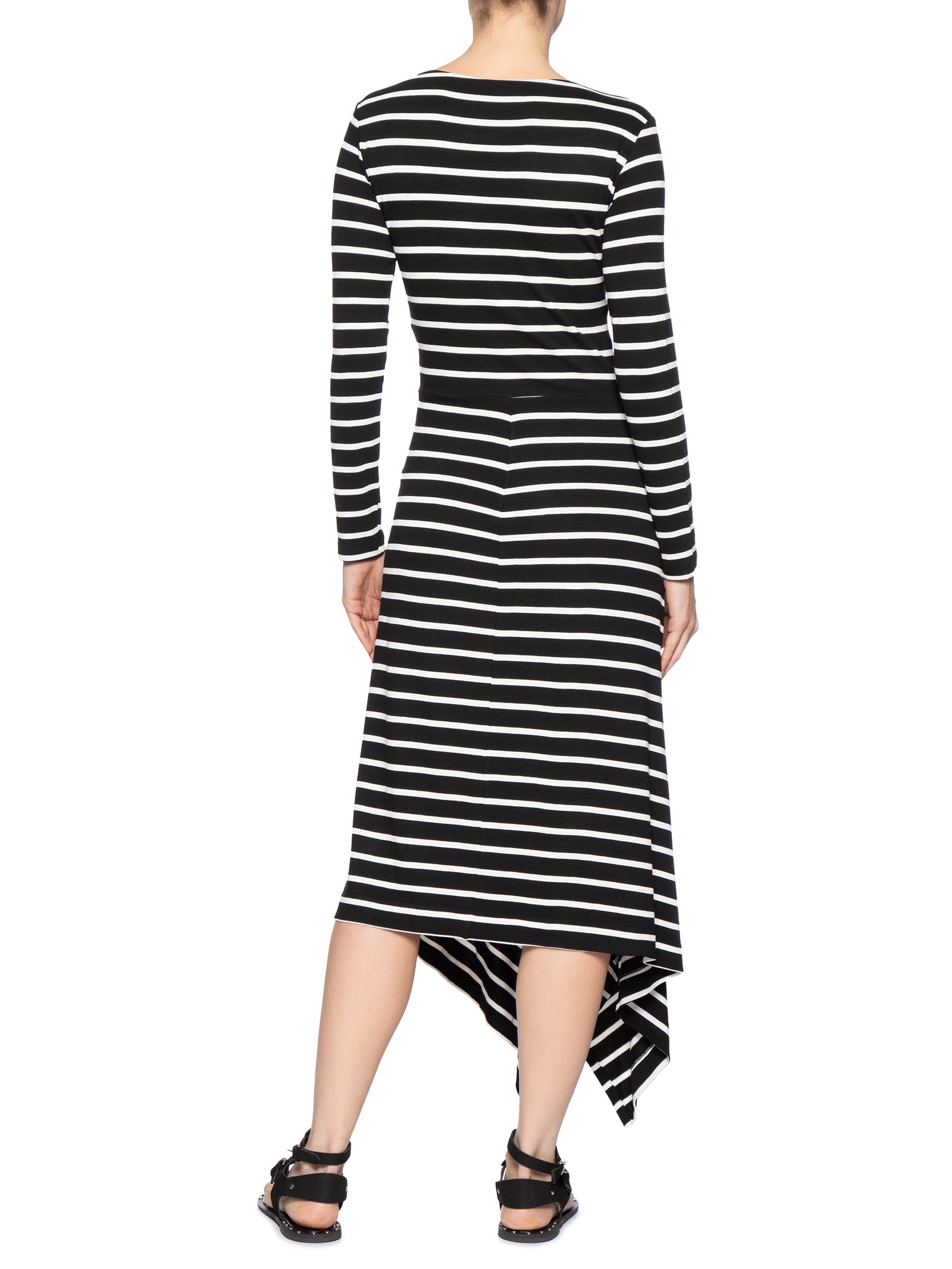 Vestido Listras Preto Animale