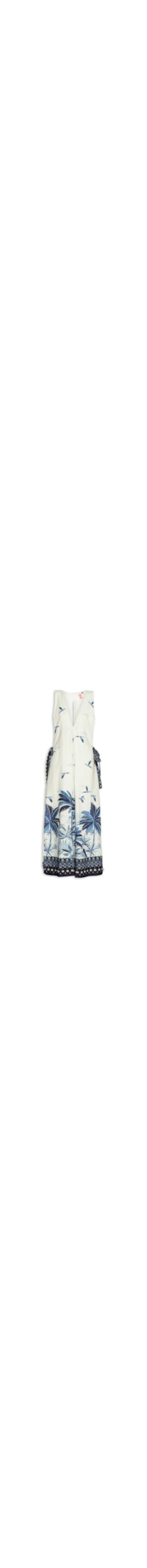 Vestido Localizado Céu Tropical - Azul