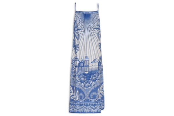 Vestido Longo Afeto Tropical - Branco