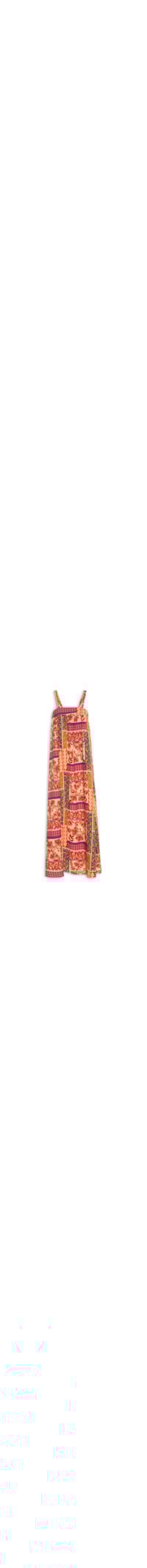 Vestido Longo Alça Estampa Afetiva - Rosa