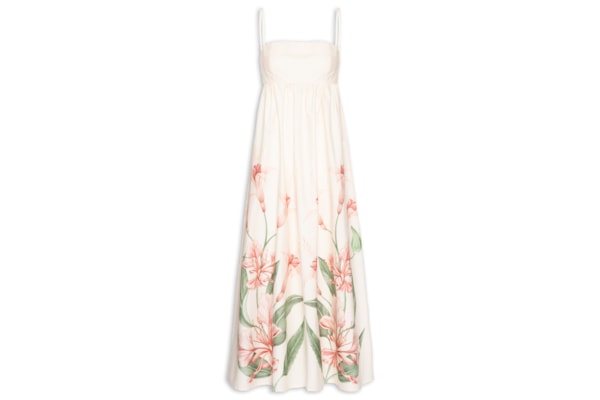 Vestido Longo Alças Brinco de Princesa – Rosa
