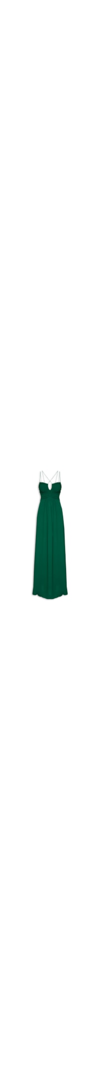 Vestido Longo Alcinhas Encanto - Verde